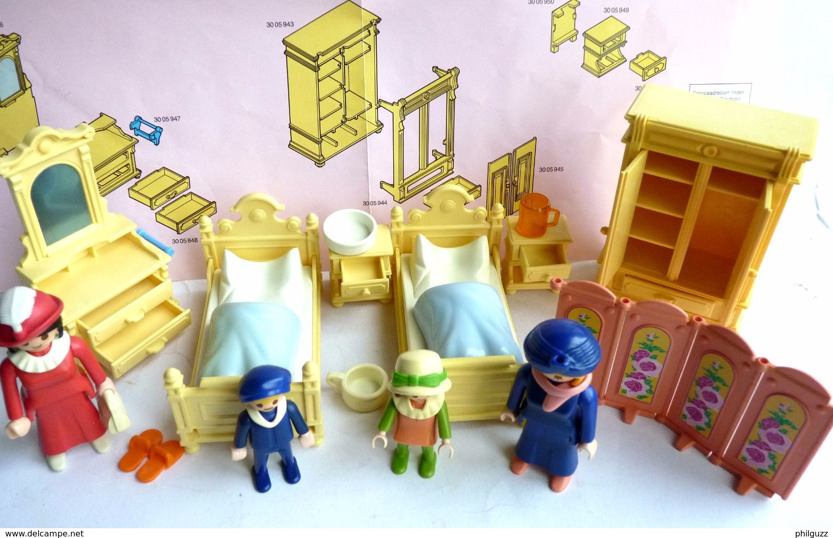 PLAYMOBIL  CHAMBRE A COUCHER EPOQUE VICTORIENNE 5321 1989-90 - Playmobil