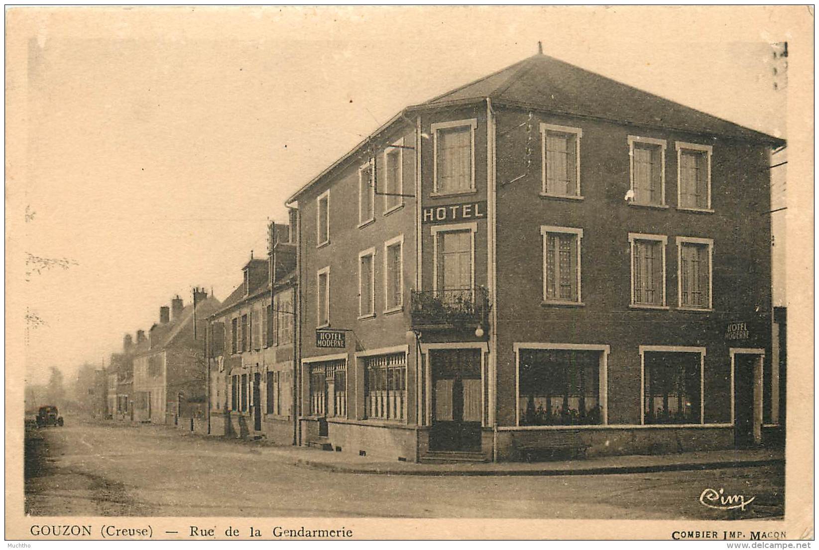 Dep - 23 -  GOUZON Rue De La Gendarmerie - Autres & Non Classés