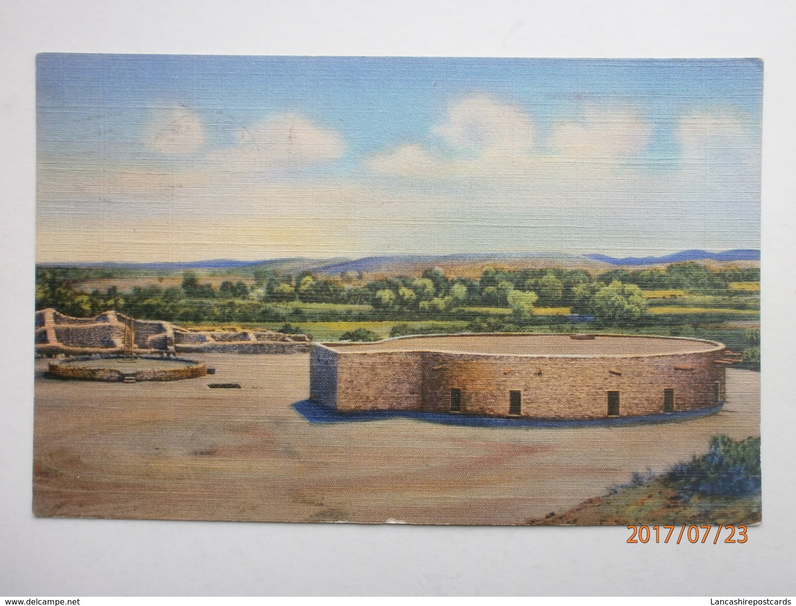 Postcard Aztec Ruins National Monument New Mexico Native American Interest My Ref  B11538 - Native Americans