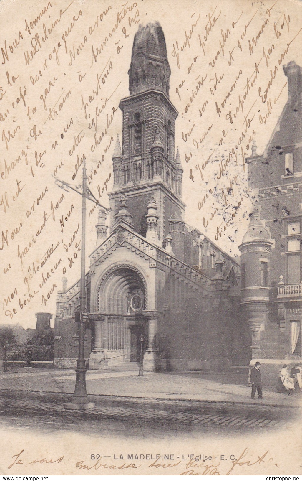 CPA La Madeleine, L'Eglise (pk37512) - La Madeleine