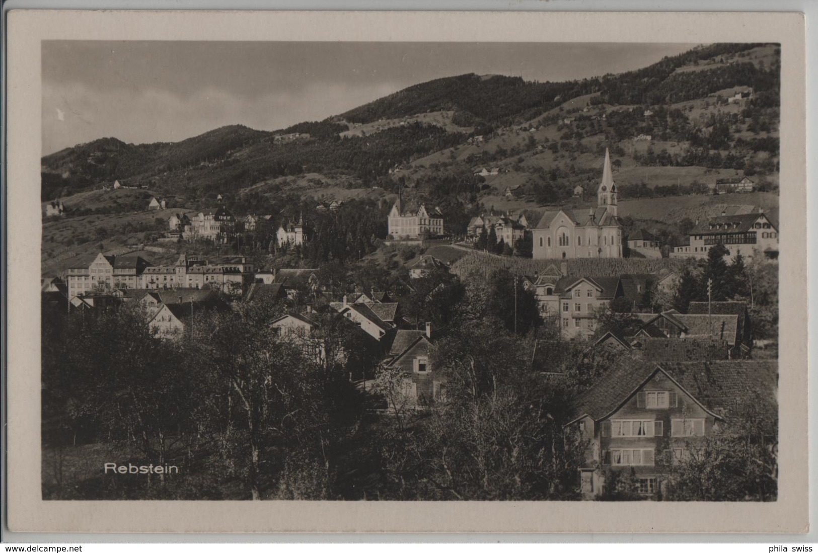 Rebstein - Generalansicht - Photo: H. Dinkelacker No. 23 - Stein