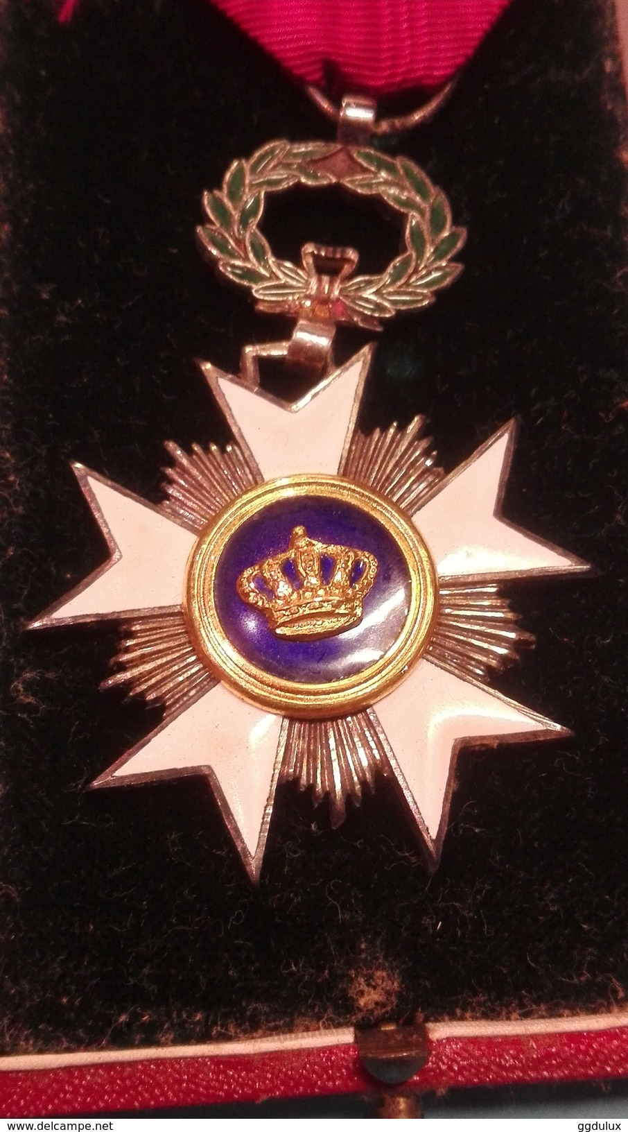 Croix De Chevalier De L'ordre De La Couronne Avec Boite - Belgique