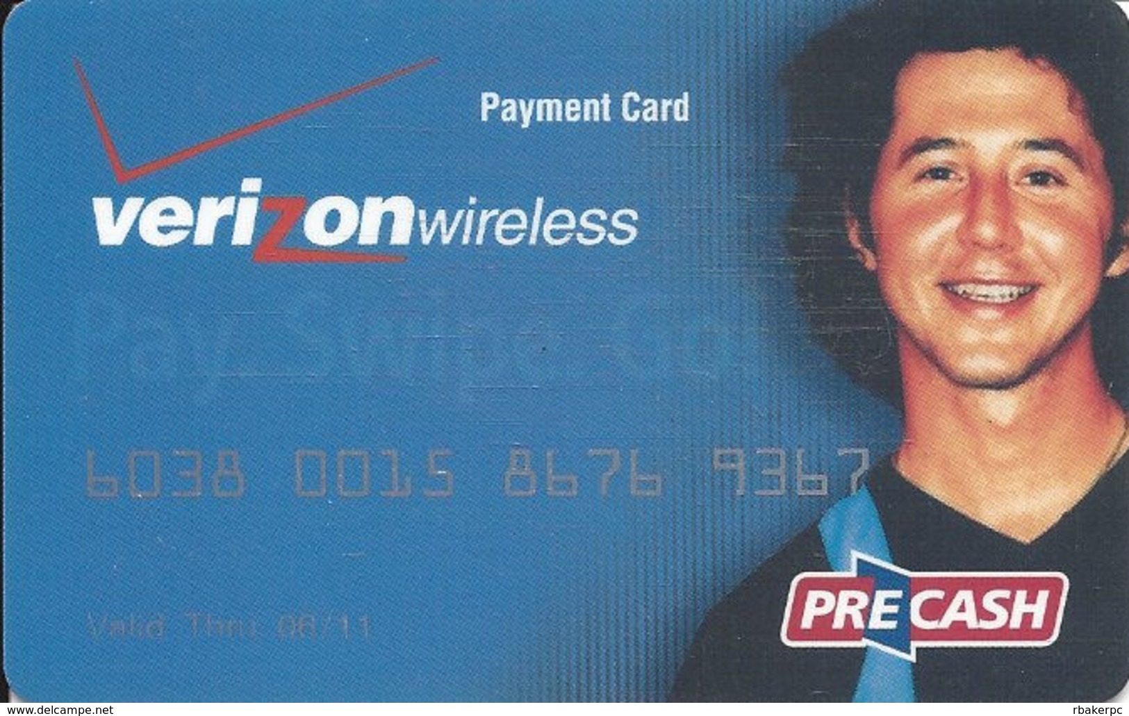 Verizon Wireless Payment Card / PreCash - Magnetische Kaarten