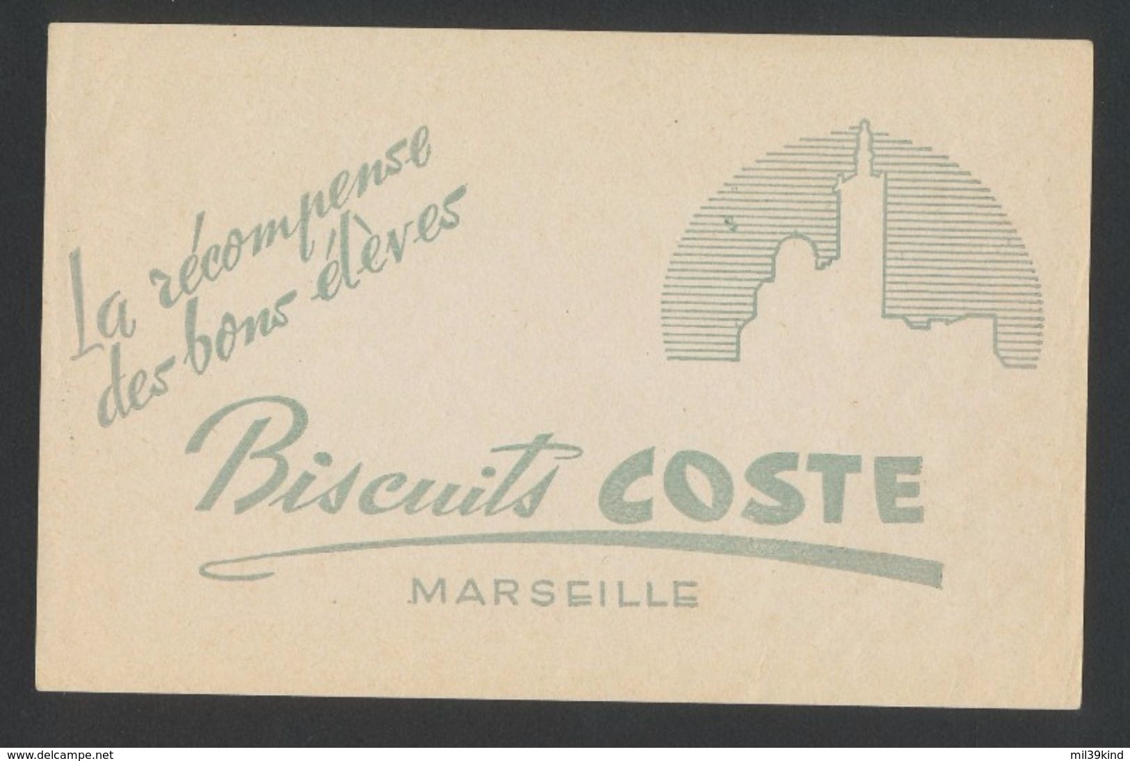 Buvard - Biscuits COSTE - MARSEILLE - C