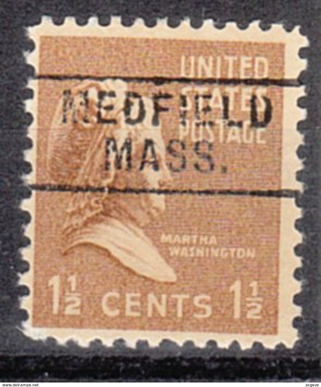 USA Precancel Vorausentwertung Preo, Locals Massachusetts, Medfield 745 - Vorausentwertungen