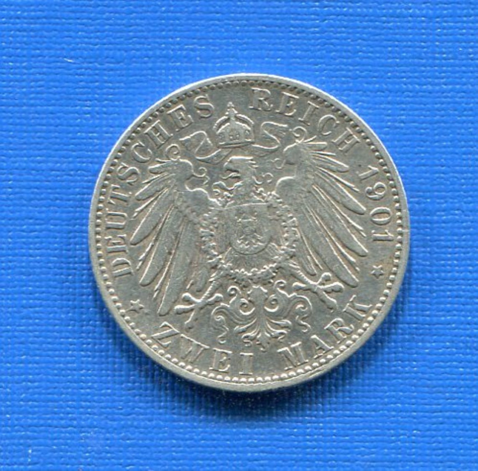 Hamburg  2  Mark  1901 - 2, 3 & 5 Mark Argent