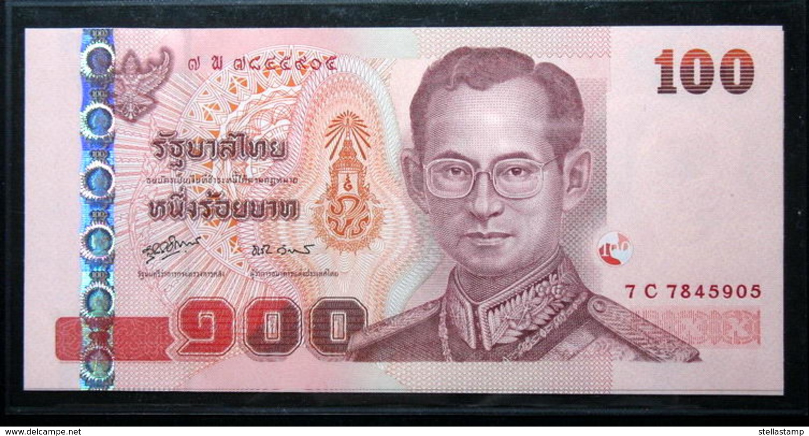 Thailand Banknote 100 Baht Series 15 P#114 SIGN#80 UNC - Thailand