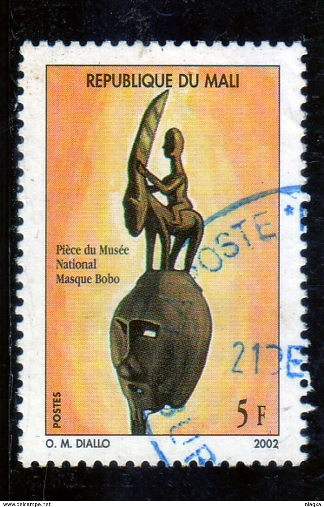 MALI Pièce Du Musée National Masque Bobo YT 1827 M 2594 - Mali (1959-...)