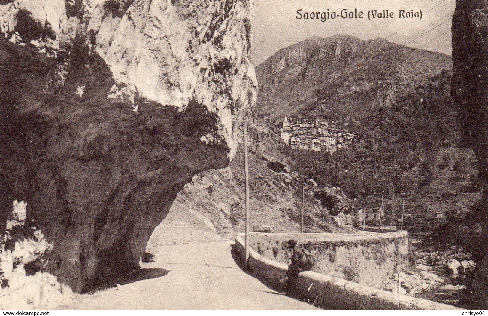 77Aa   Italie Saorgio Gole Valle Roia - Cuneo