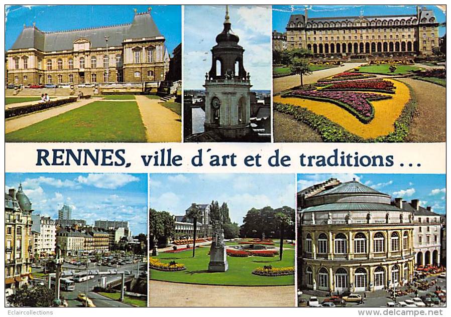 Rennes     35         Ville D'art   10x15          (voir Scan) - Rennes
