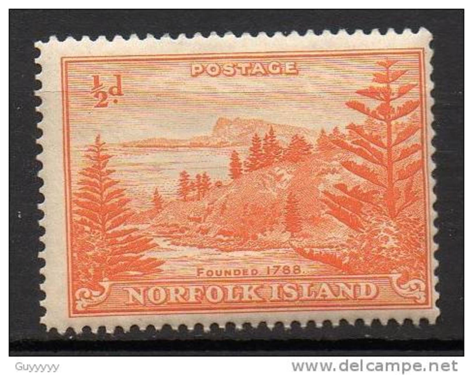 Norfolk Island - 1947 - Yvert N° 1 ** - Isola Norfolk