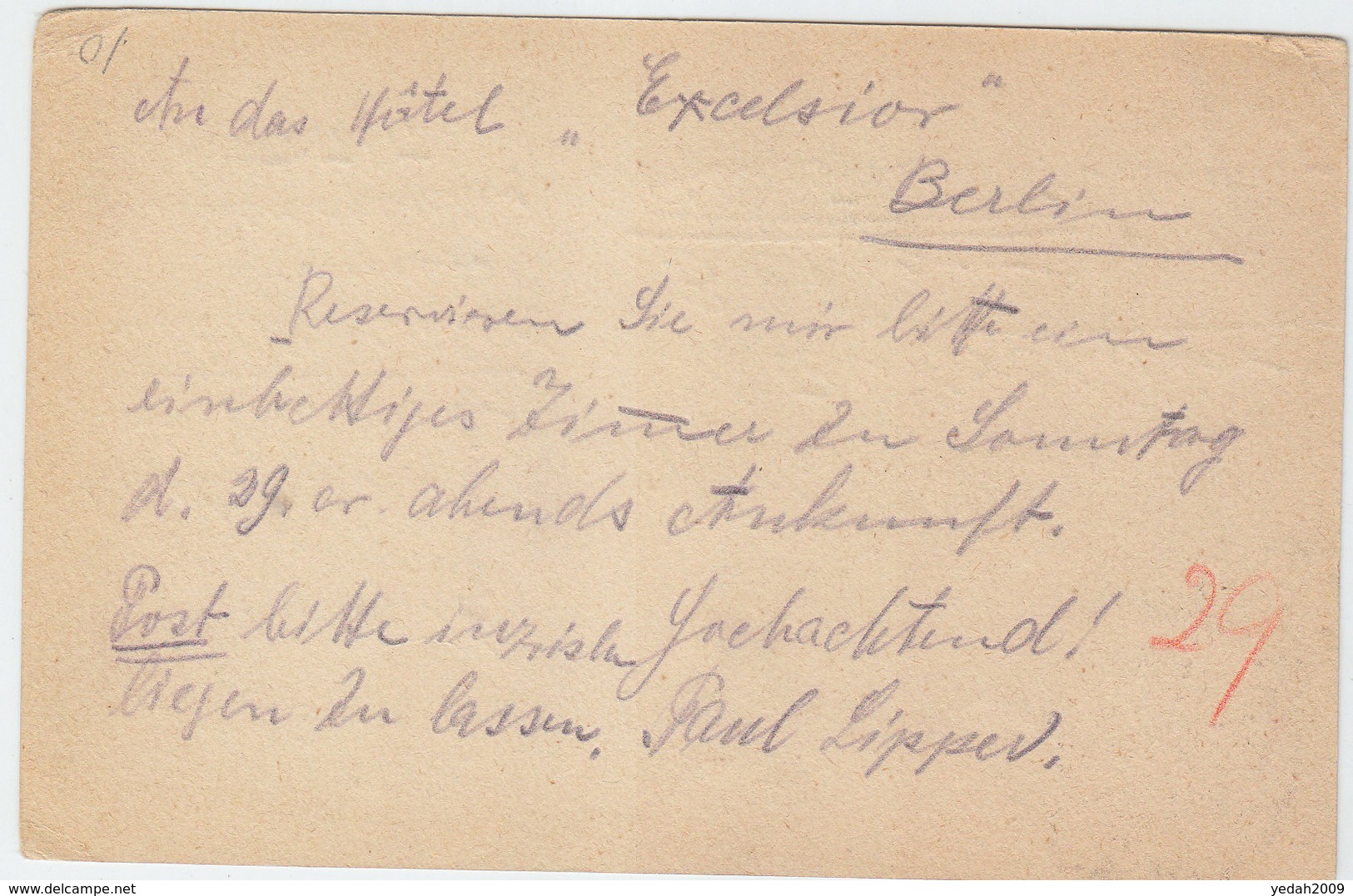 CZECHOSLOVAKIA POSTAL CARD 1926 - Briefe