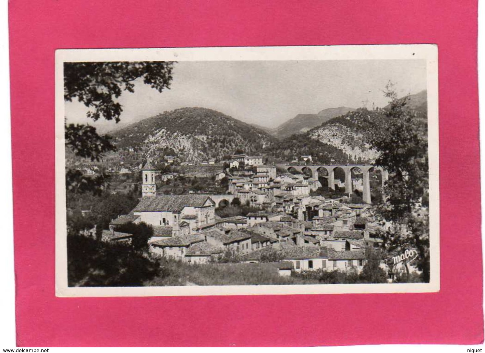 06 ALPES MARITIMES, L'ESCARENE, Vue Générale, (Faure Camille) - L'Escarène