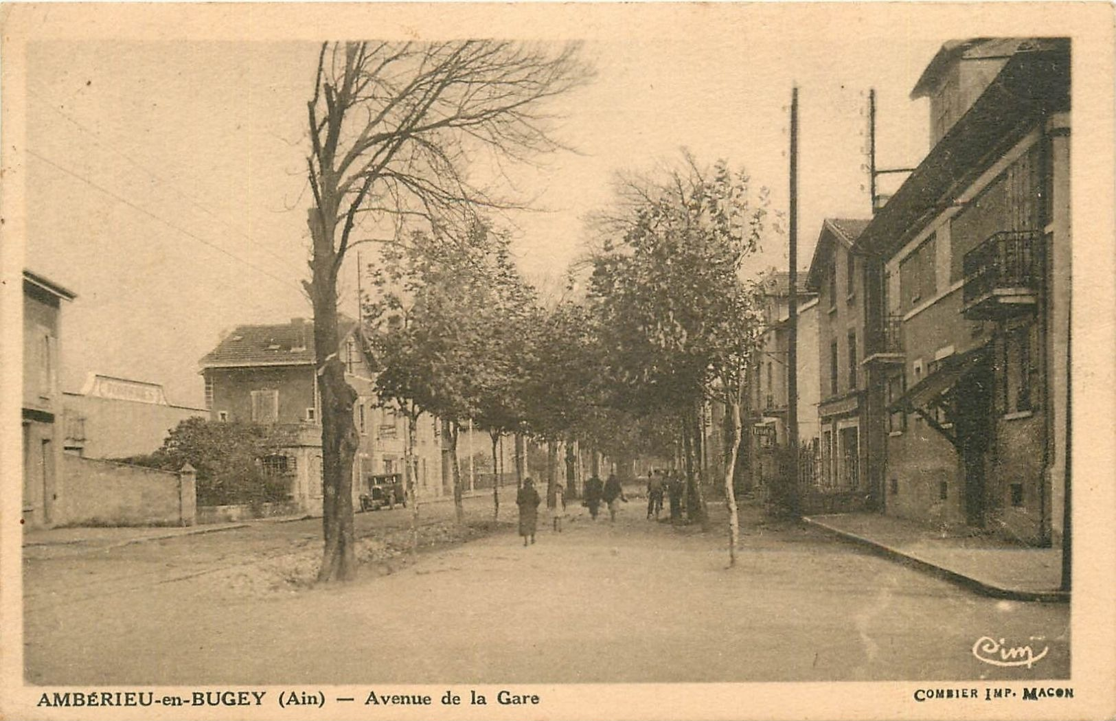 AMBERIEU EN BUGEY - AVENUE DE LA GARE - ANIMATION - Non Classés