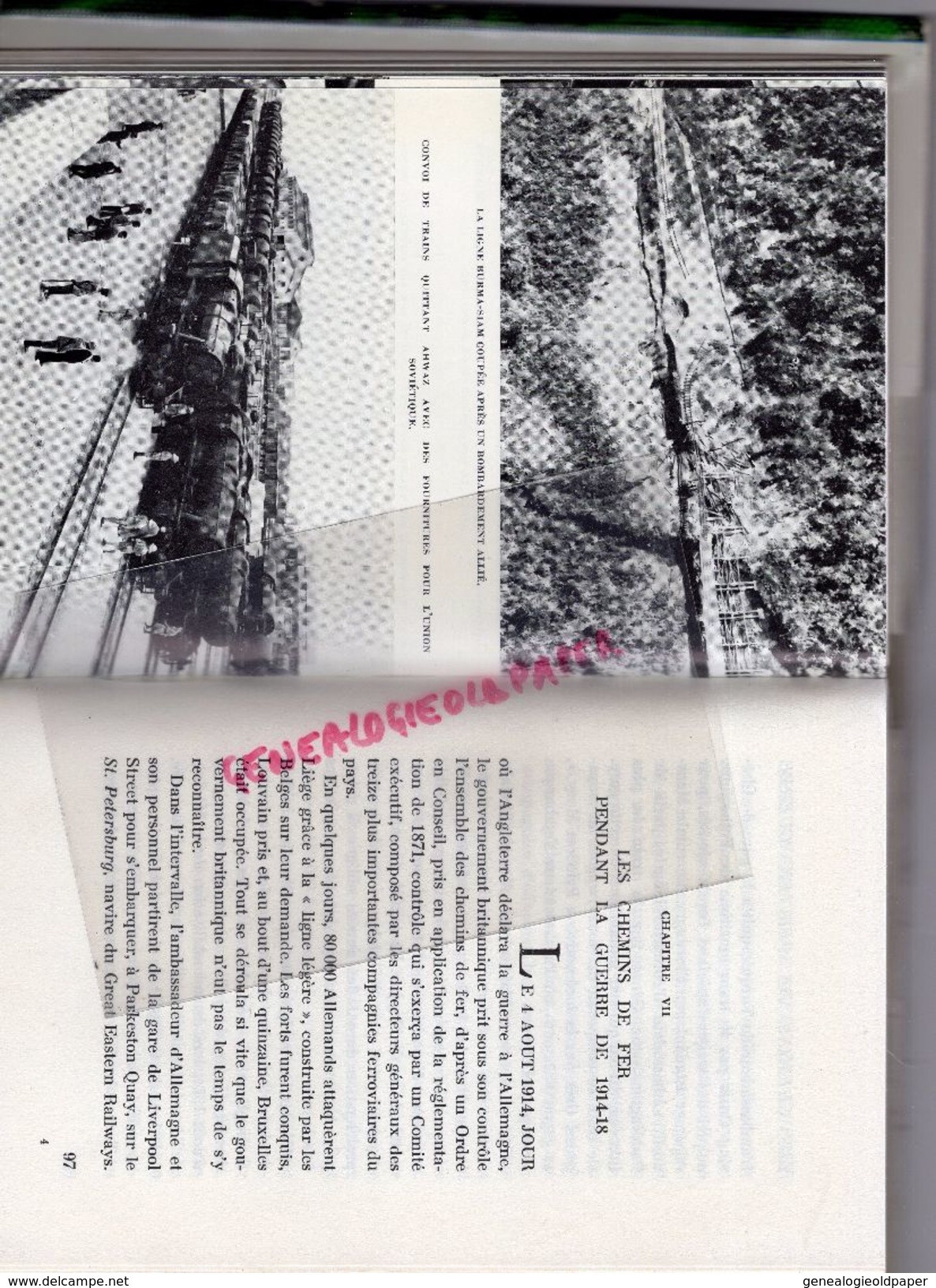 LES CHEMINS DE FER EN GUERRE-E.F. CARTER-PRESSES DE LA CITE-1973- SECESSION-SOUDAN GUERRE BOERS-14-18-ANGLETERRE-EGYPTE- - Bahnwesen & Tramways