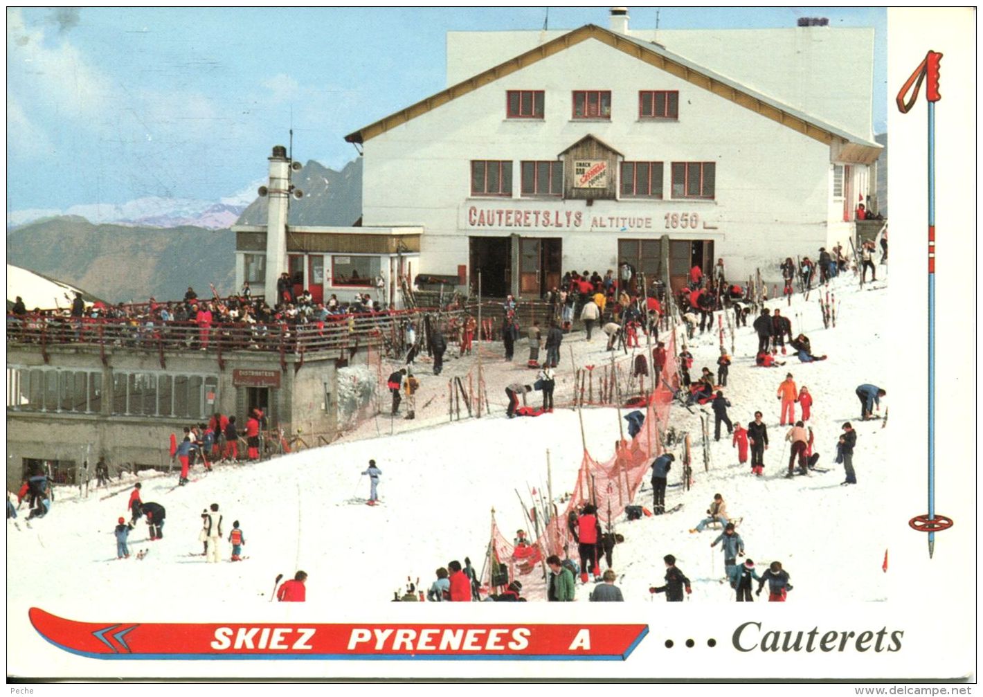 N°54304 GF-cpsm Skiez Pyrenées à Cauterets - Sports D'hiver