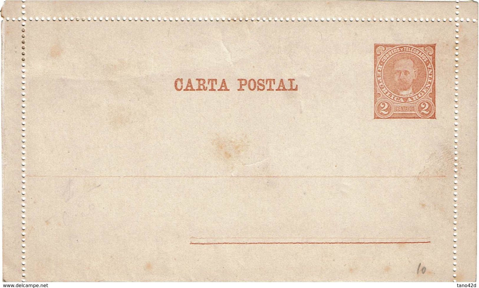 PUY15/1AM - ARGENTINE CARTE LETTRE NEUVE - Entiers Postaux