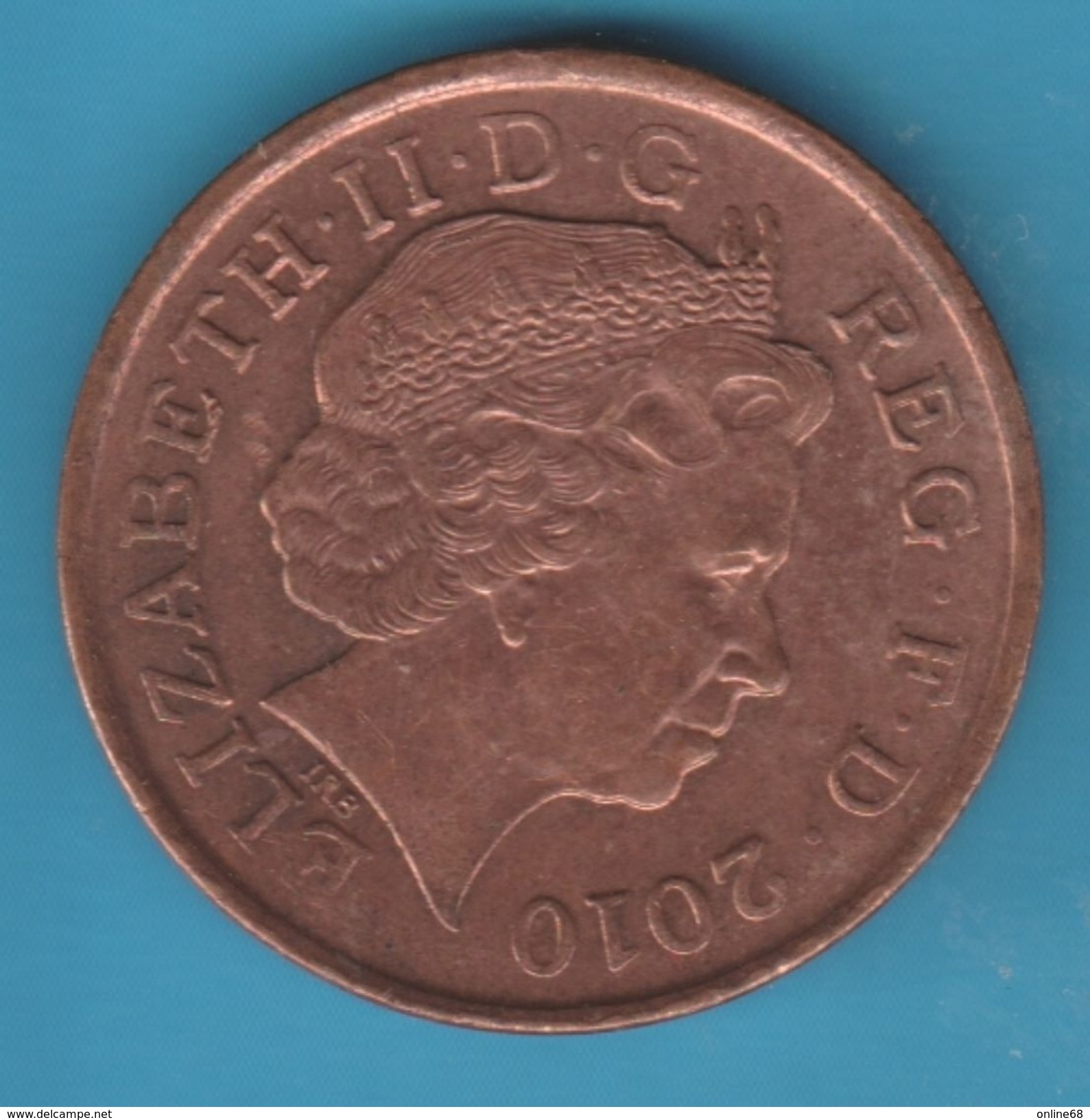 GB 1 PENNY 2010 KM# 1107 Elizabeth II - 1 Penny & 1 New Penny