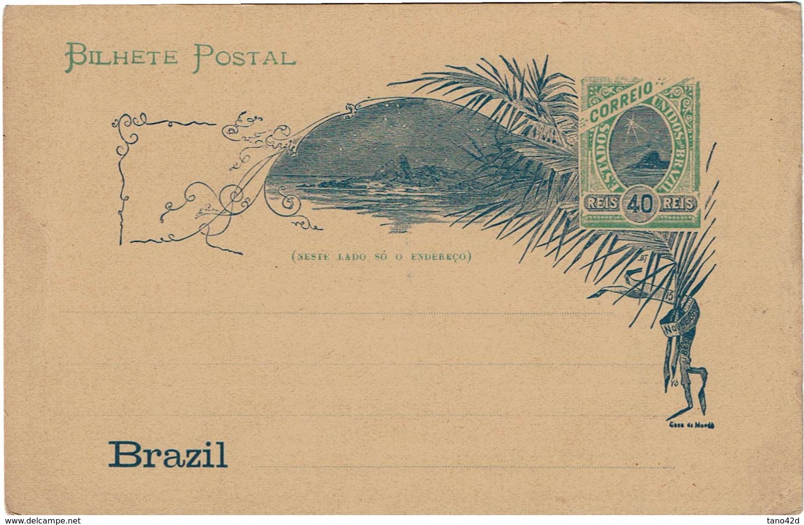 PUY15/1AM - BRESIL CARTE POSTALE  NEUVE - Entiers Postaux