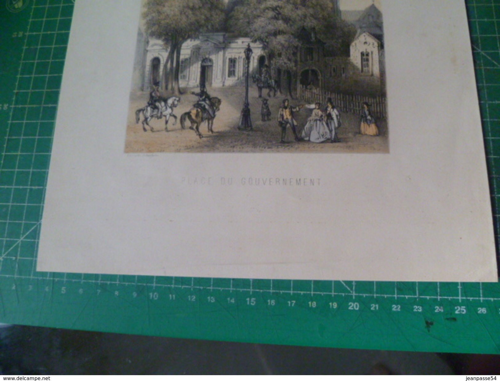 Maestricht. Place Du Gouvernement. Lithographie Originale Du 19e Siècle ( Vers 1860 ). Maastricht - Prints & Engravings