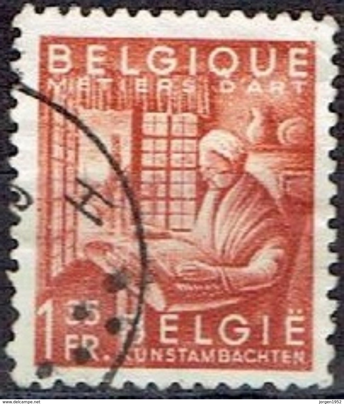 BELGIUM  #  FROM 1948-49  STAMPWORLD 806 - 1948 Export