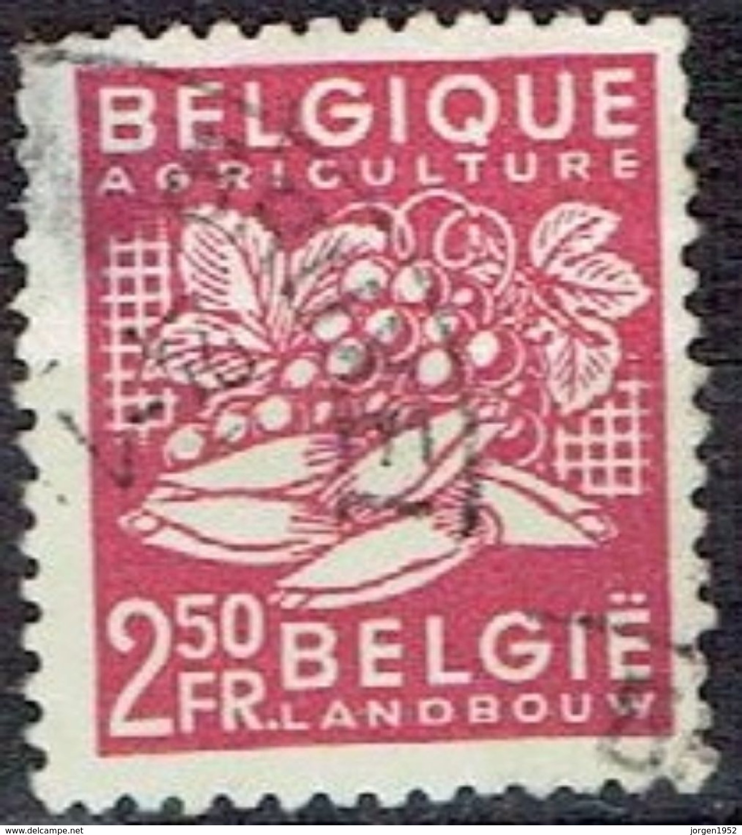 BELGIUM  #  FROM 1948   STAMPWORLD 836 - 1948 Export