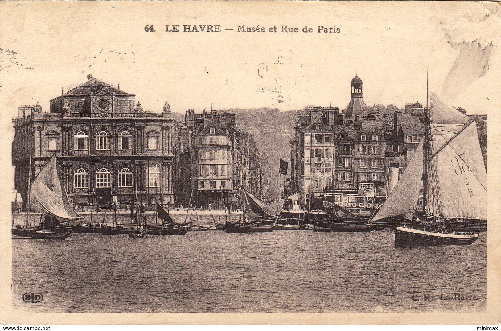 Le Havre - Musée Et Rue De Paris - 1936 - Non Classés