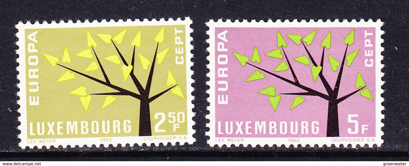 Europa Cept 1962 Luxemburg  2v ** Mnh (CO340) - 1962