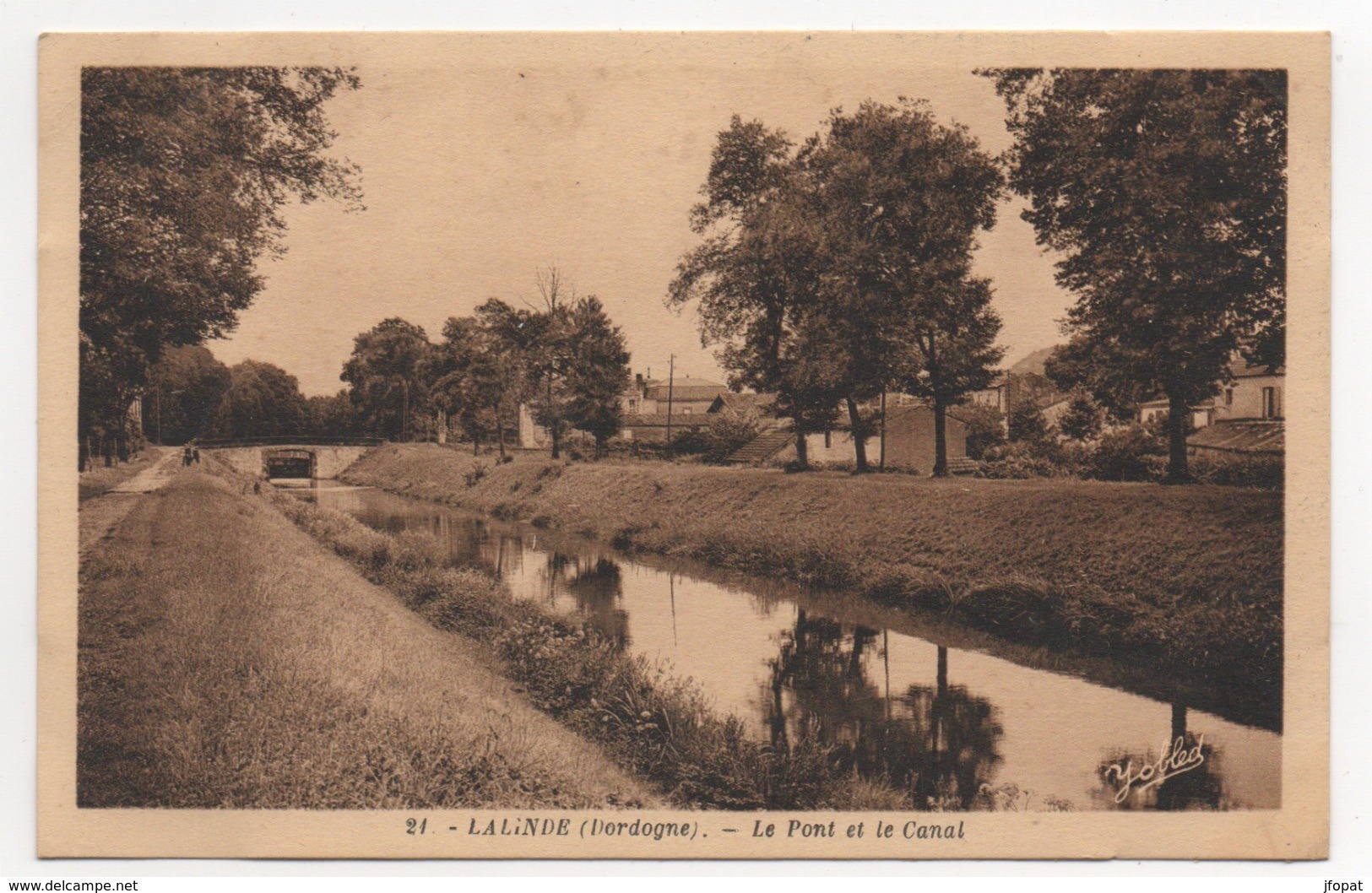 24 DORDOGNE - LALINDE Le Pont Et Le Canal - Autres & Non Classés