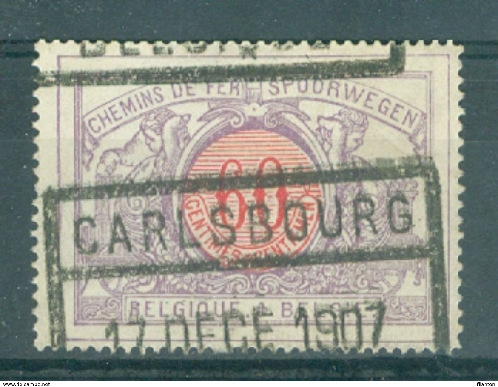 BELGIE - OBP  TR 37 - Cachet  "CARLSBOURG - BELGIQUE" - (ref. 14.140) - Sonstige & Ohne Zuordnung