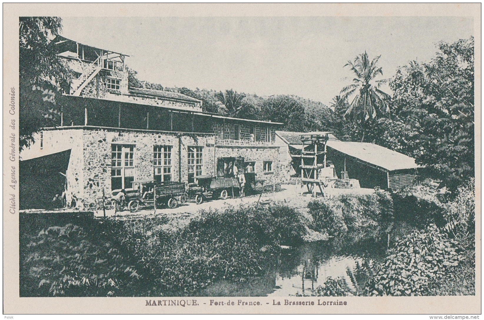 Bh - Cpa Martinique - Fort De France - La Brasserie Lorraine - Fort De France