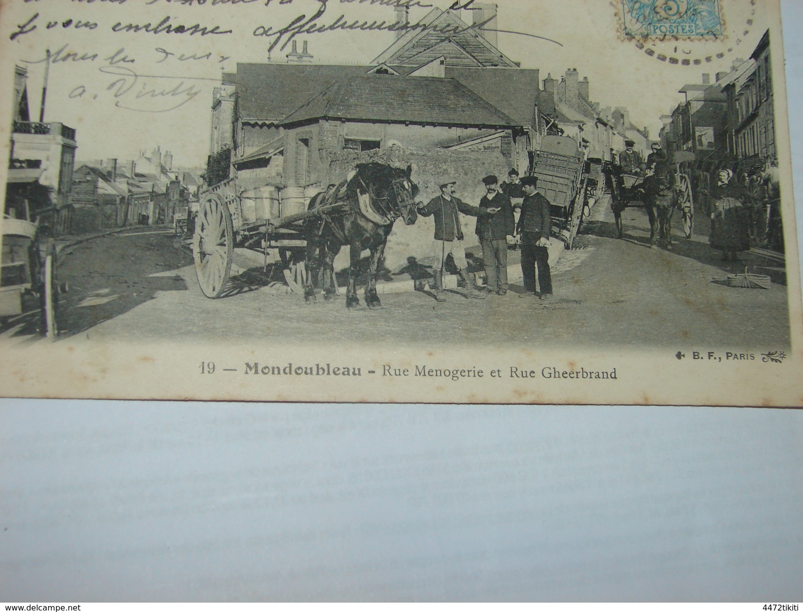 C.P.A.-  Mondoubleau (41) - Rue Menogerie Et Rue Gheerbrand - 1907 - SUP (H19) - Autres & Non Classés