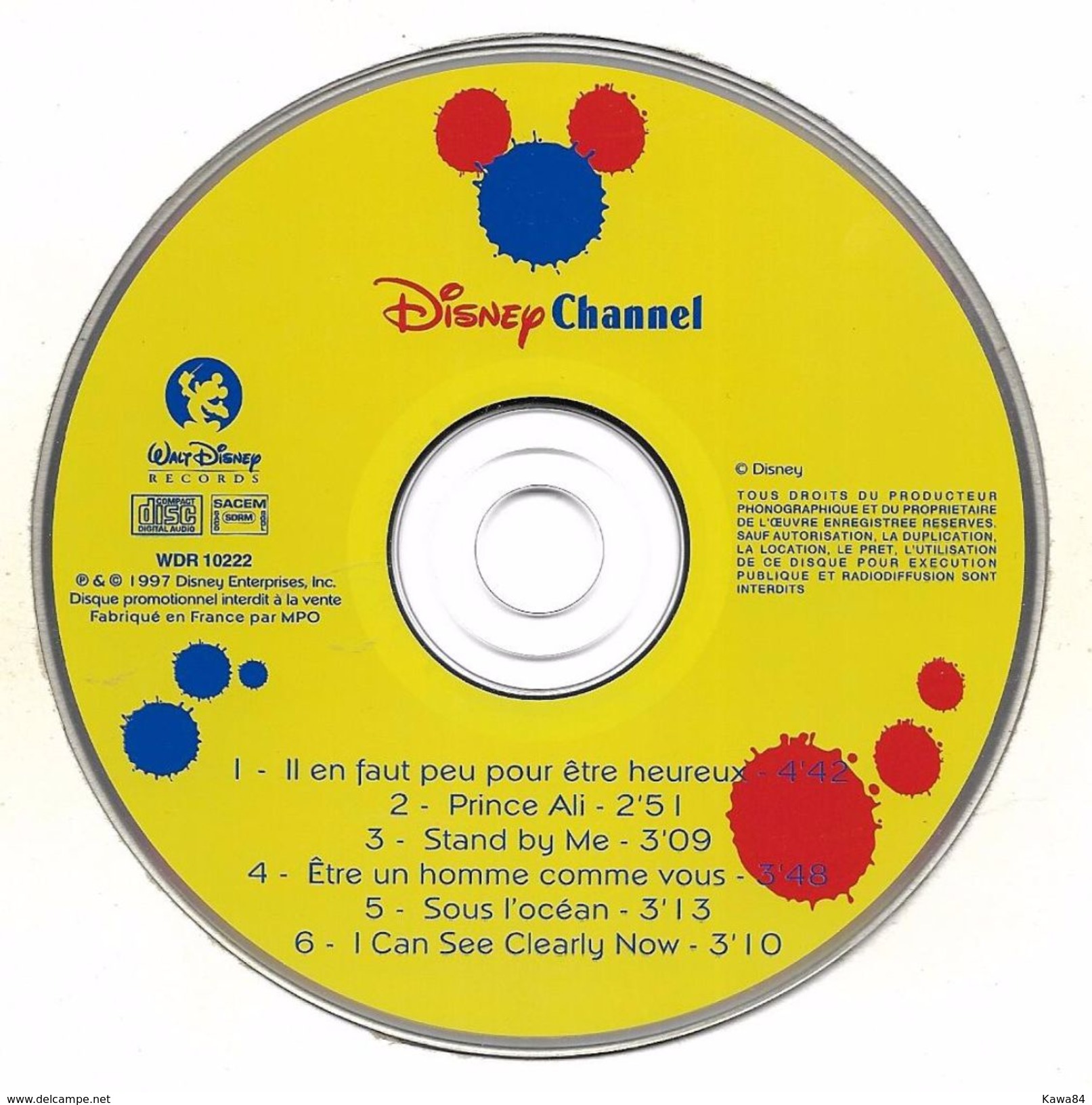 CDM  Various Artists  "  Disney Channel  "  Promo - Collectors