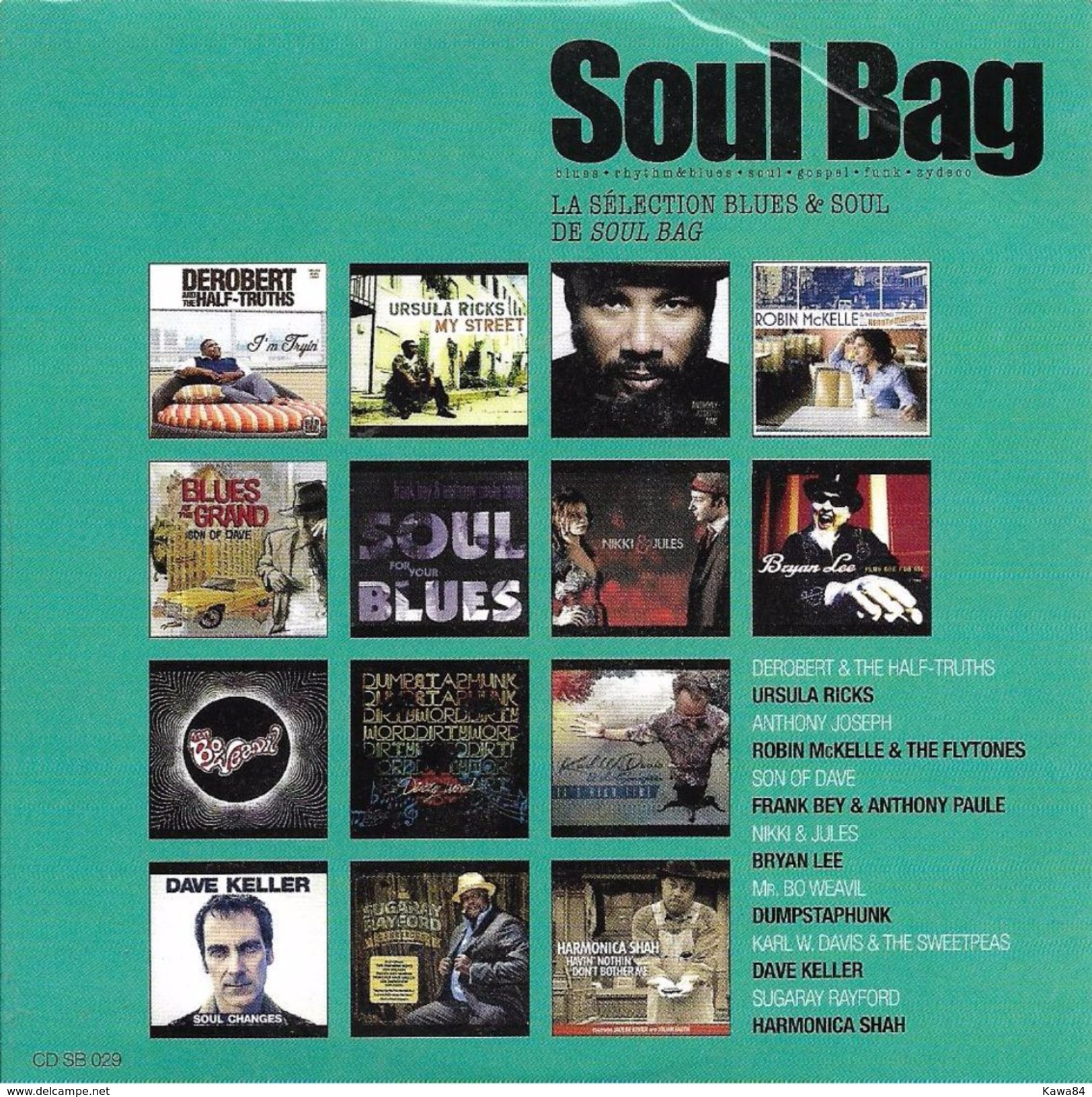 CD  Various Artists  "  Soul Bag  "  Promo - Collectors