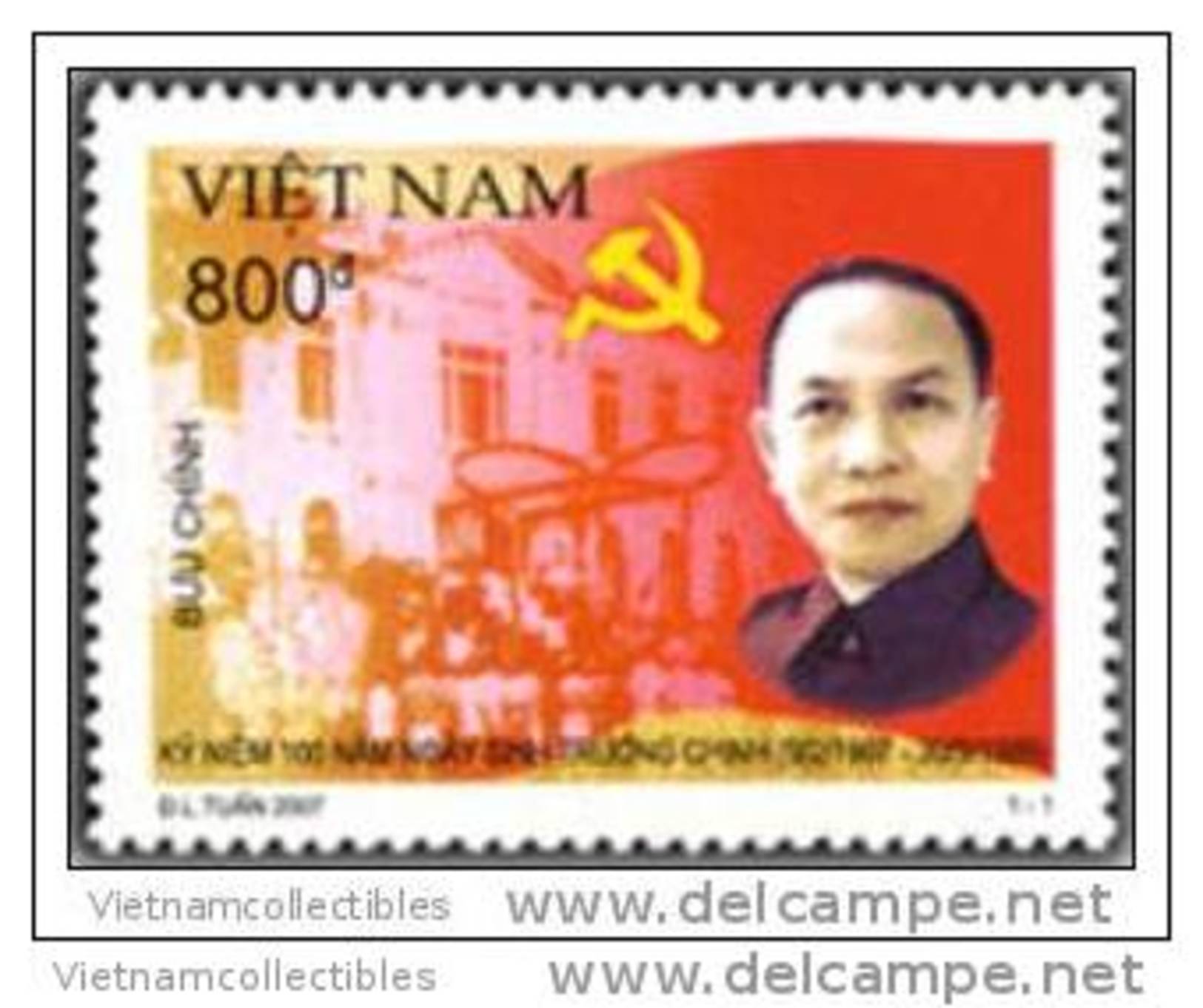 Vietnam Viet Nam MNH Perf Withdrawn Stamp 2007 : Birth Centenary Anniversary Of Truong Chinh (Ms959) - Viêt-Nam