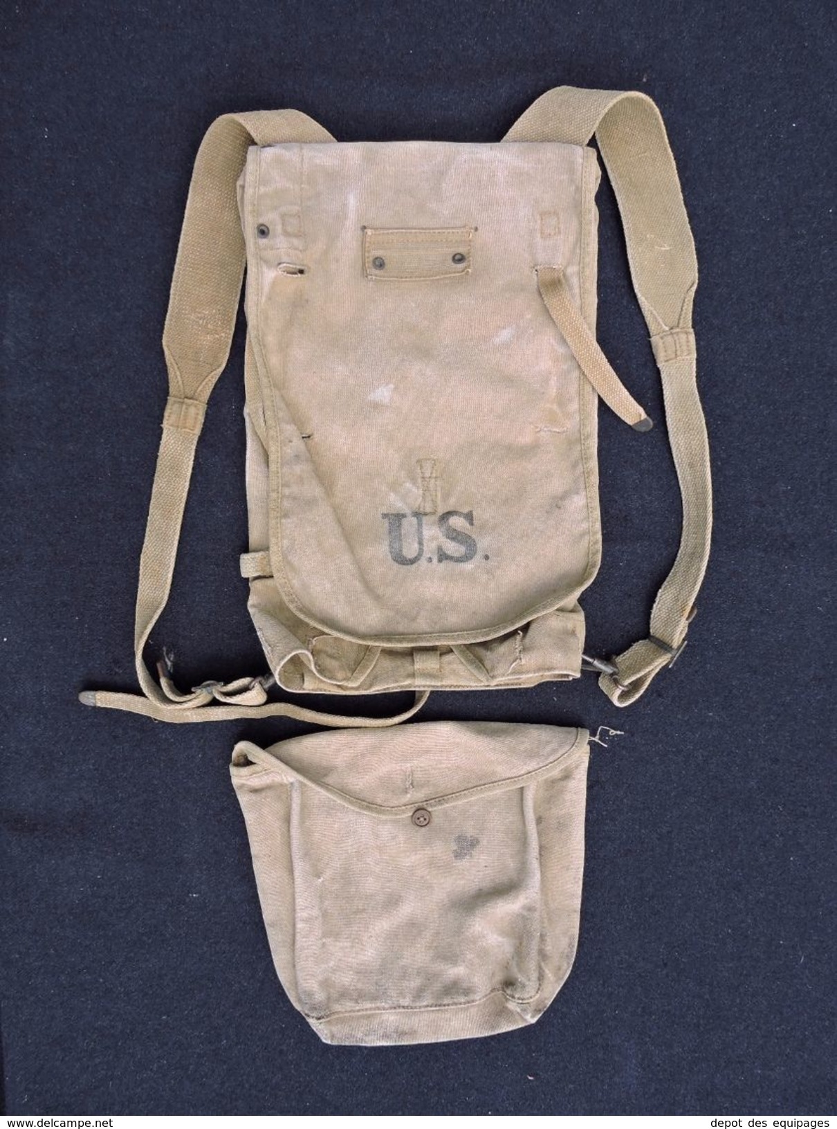 HAVRESAC  U.S. ARMY  14-18  - Daté JUILLET 1918 - CANVAS PRODUCTS - Equipement