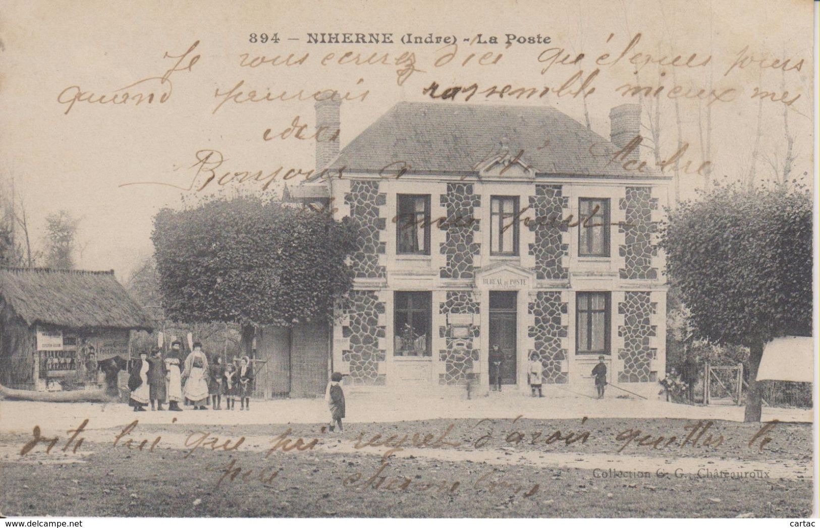 D36 - NIHERNE - LA POSTE - (GRAND CONCOURS PETIT PARISIEN - CARTE ANIMEE) - Sonstige & Ohne Zuordnung