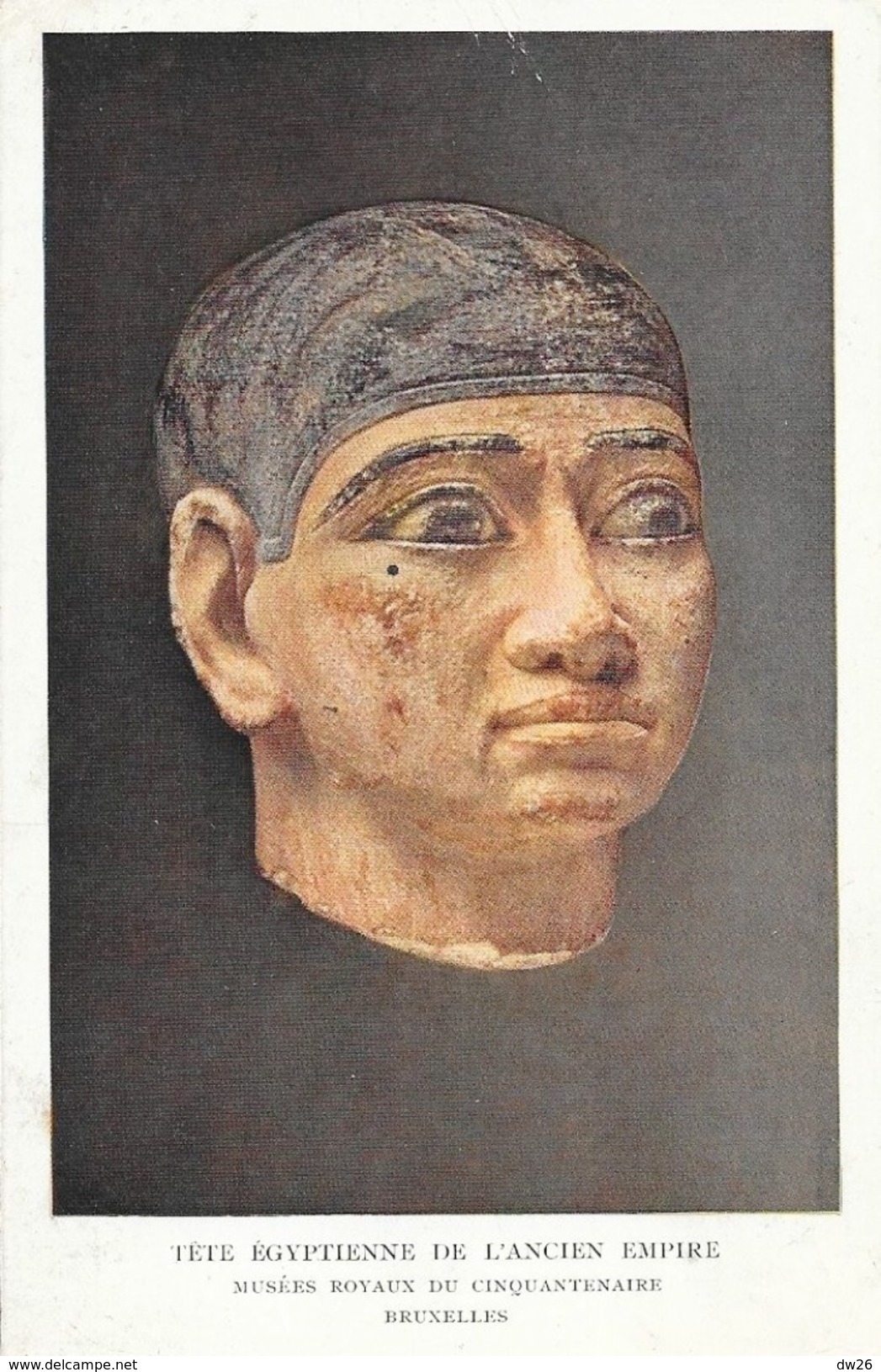 Tête Egyptienne De L'Ancien Empire, Musées Royaux Du Cinquantenaire Bruxelles - Sonstige & Ohne Zuordnung