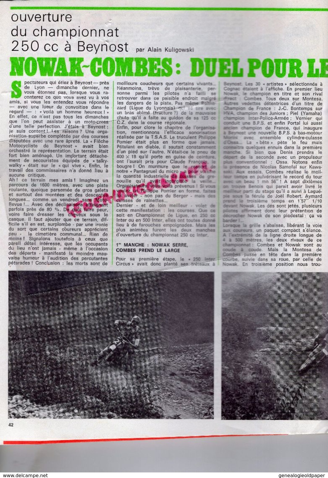 MOTO REVUE N° 2127-1983- CHARADE MONTLHERY-MUNCH 1200-ENDURO A SANCERRE-ECOSSE RATHMELL-CROSS A BEYNOST-ROKON-LA HUTTE