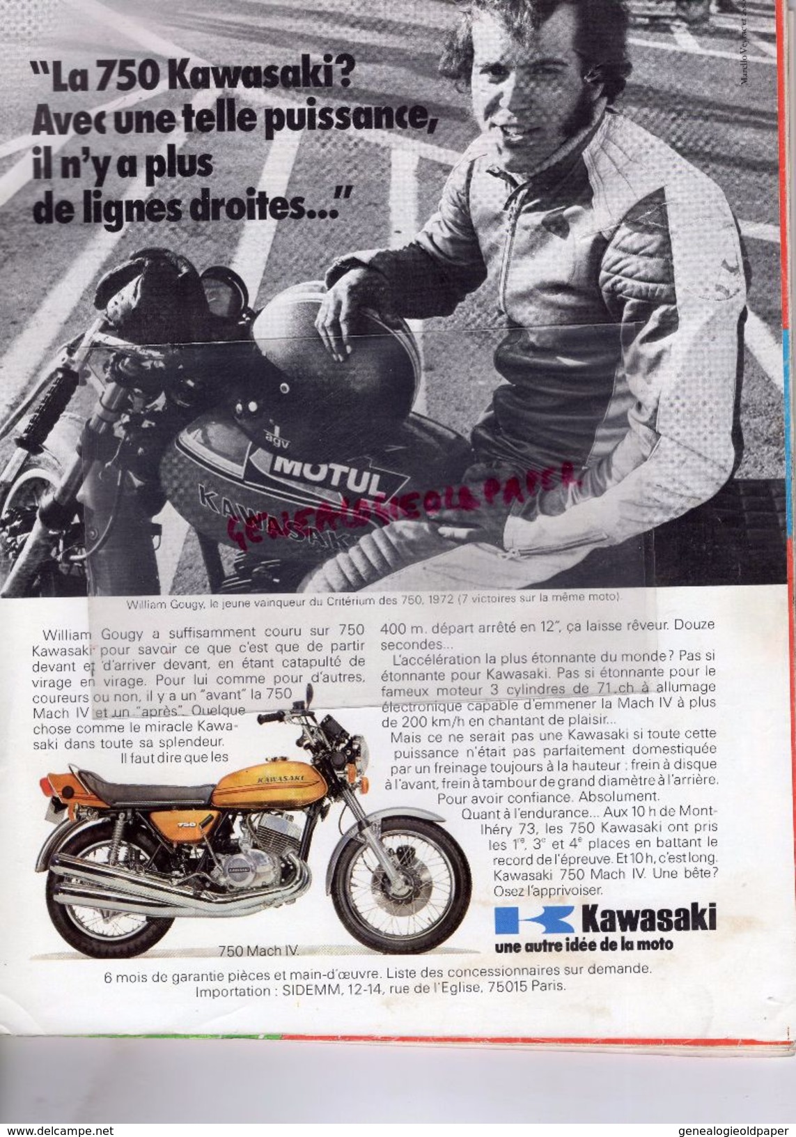 MOTO REVUE N° 2127-1983- CHARADE MONTLHERY-MUNCH 1200-ENDURO A SANCERRE-ECOSSE RATHMELL-CROSS A BEYNOST-ROKON-LA HUTTE