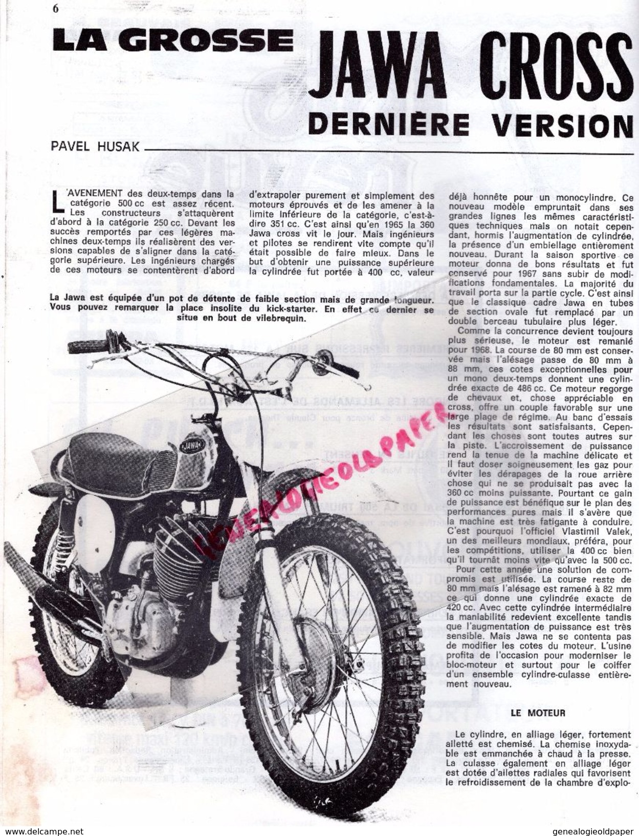 MOTO REVUE N° 1950- OCT.1969-J.VERNIER CROSS A PLAN D' ORGON-125 MOTOBECANE-350 DUCATI-JAWA CROSS-CLAUDE THOMAS GARMISCH - Motorfietsen