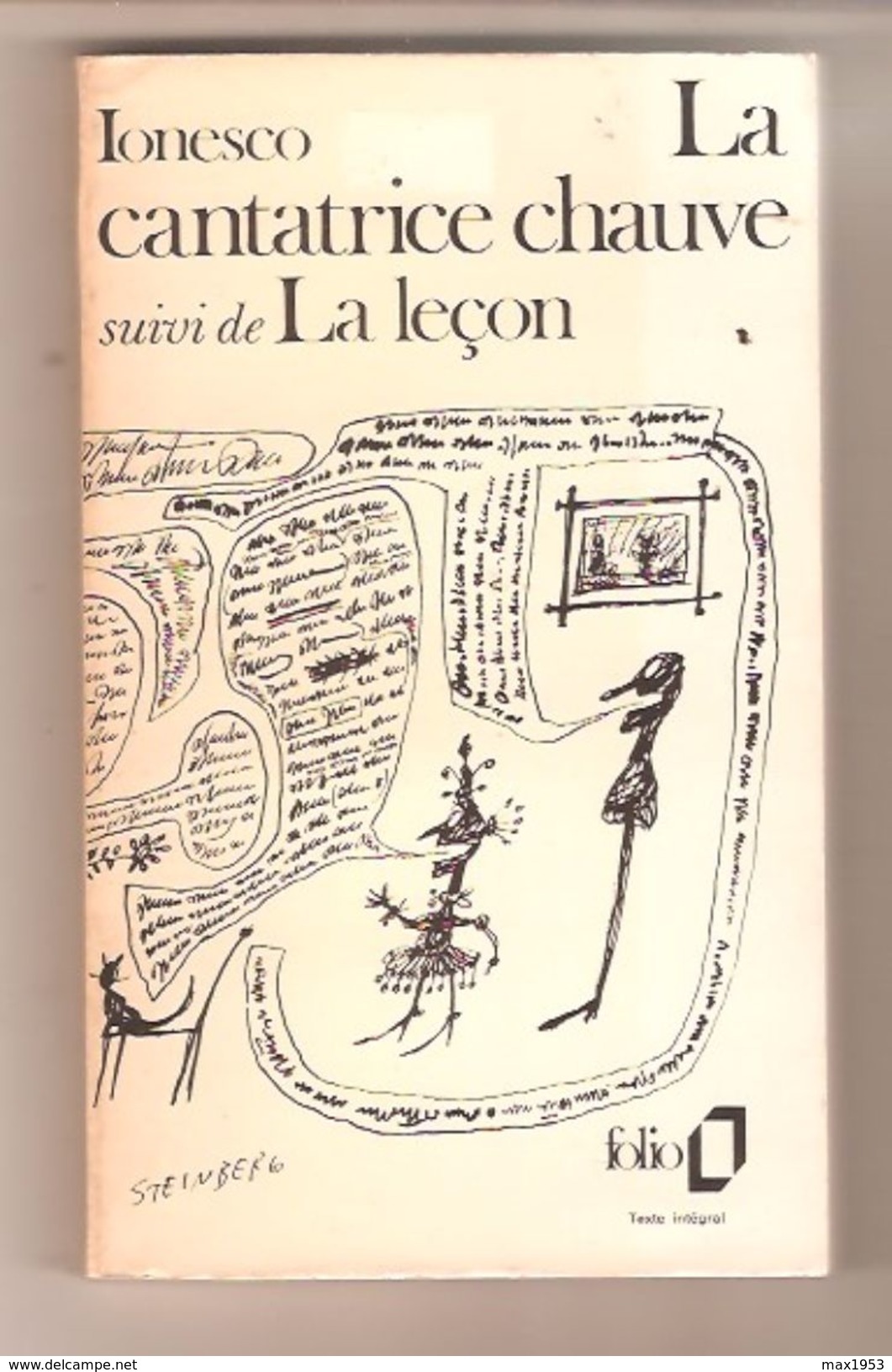 IONESCO - LA CANTATRICE CHAUVE Suivi De LA LECON - Gallimard Folio 236 - 1980 - Franse Schrijvers