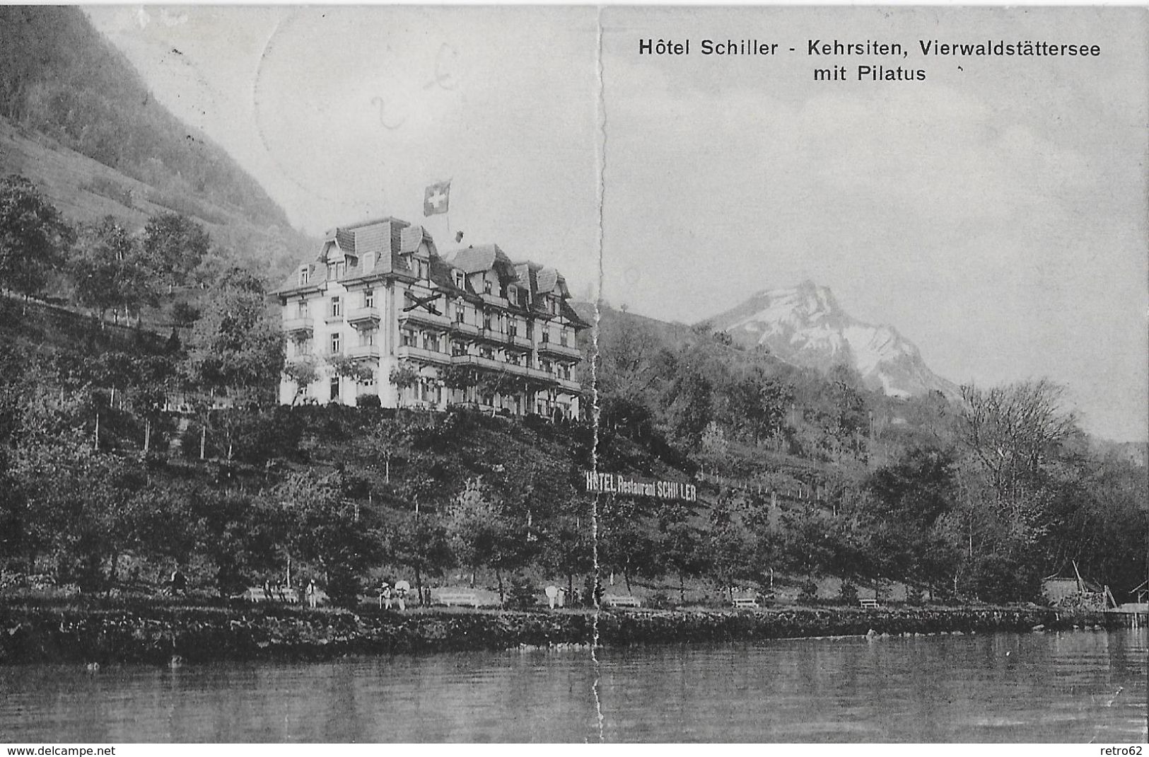 KEHRSITEN &rarr; Hôtel Schiller Mit Pilatus Anno 1913 - Other & Unclassified