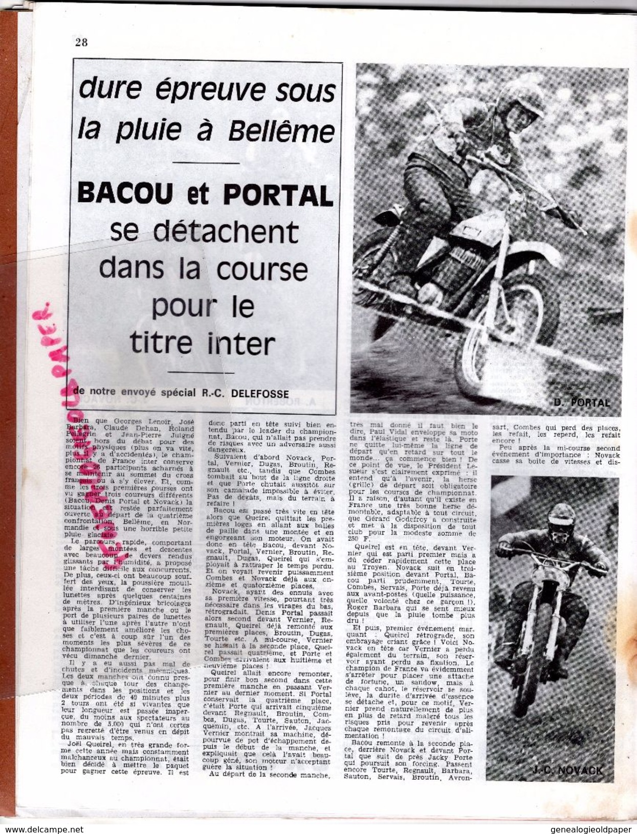 MOTO REVUE N° 1990- JUILLET 1970-BMW OSAKA-TOERSEN-AGO PASOLINI ALLEMAGNE EST-CHAMOIS 2770-DINAN-BELLEME CROSS-NORTON-