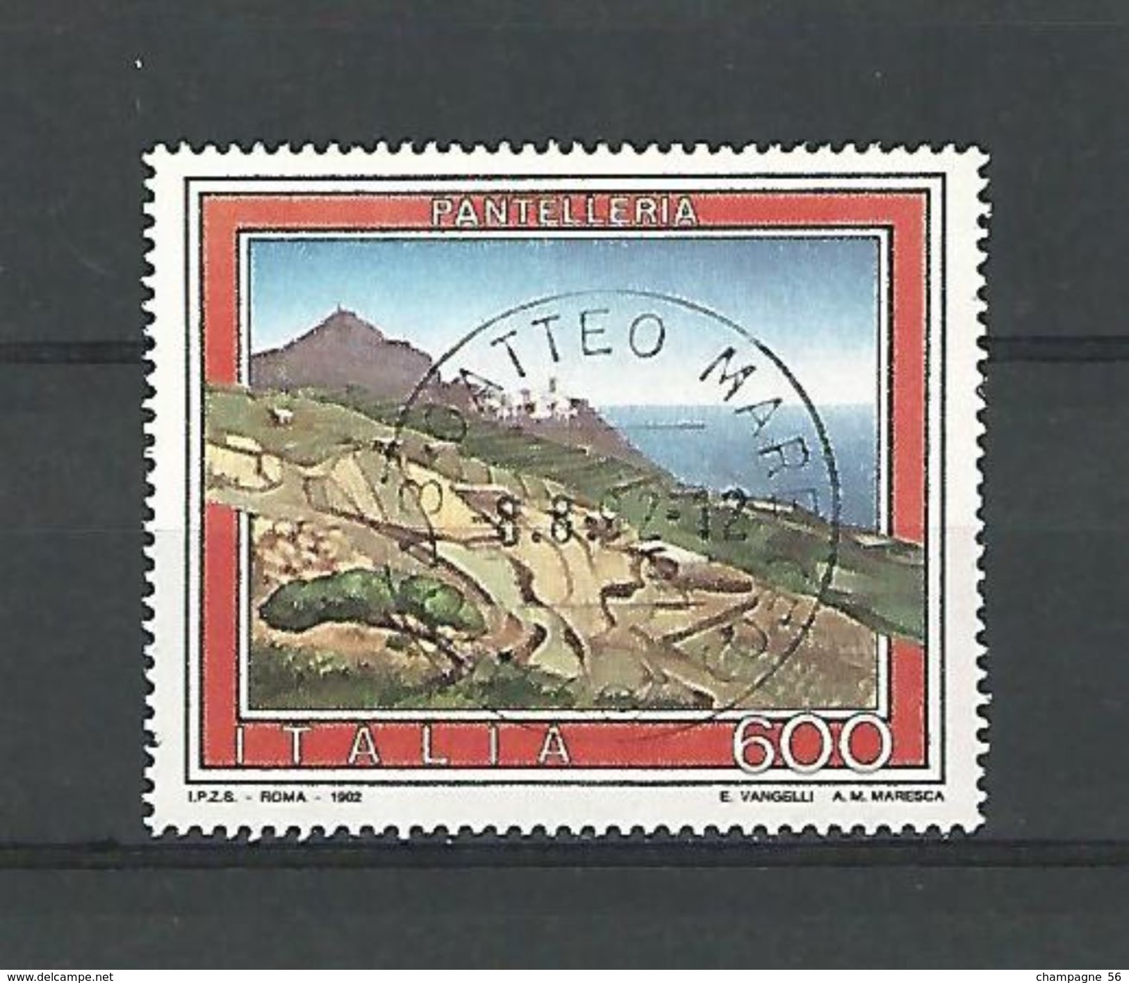 1992 N° 1972  PANTELLERIA 8.8.92  OBLITERE 2 SCANNE - 1991-00: Used