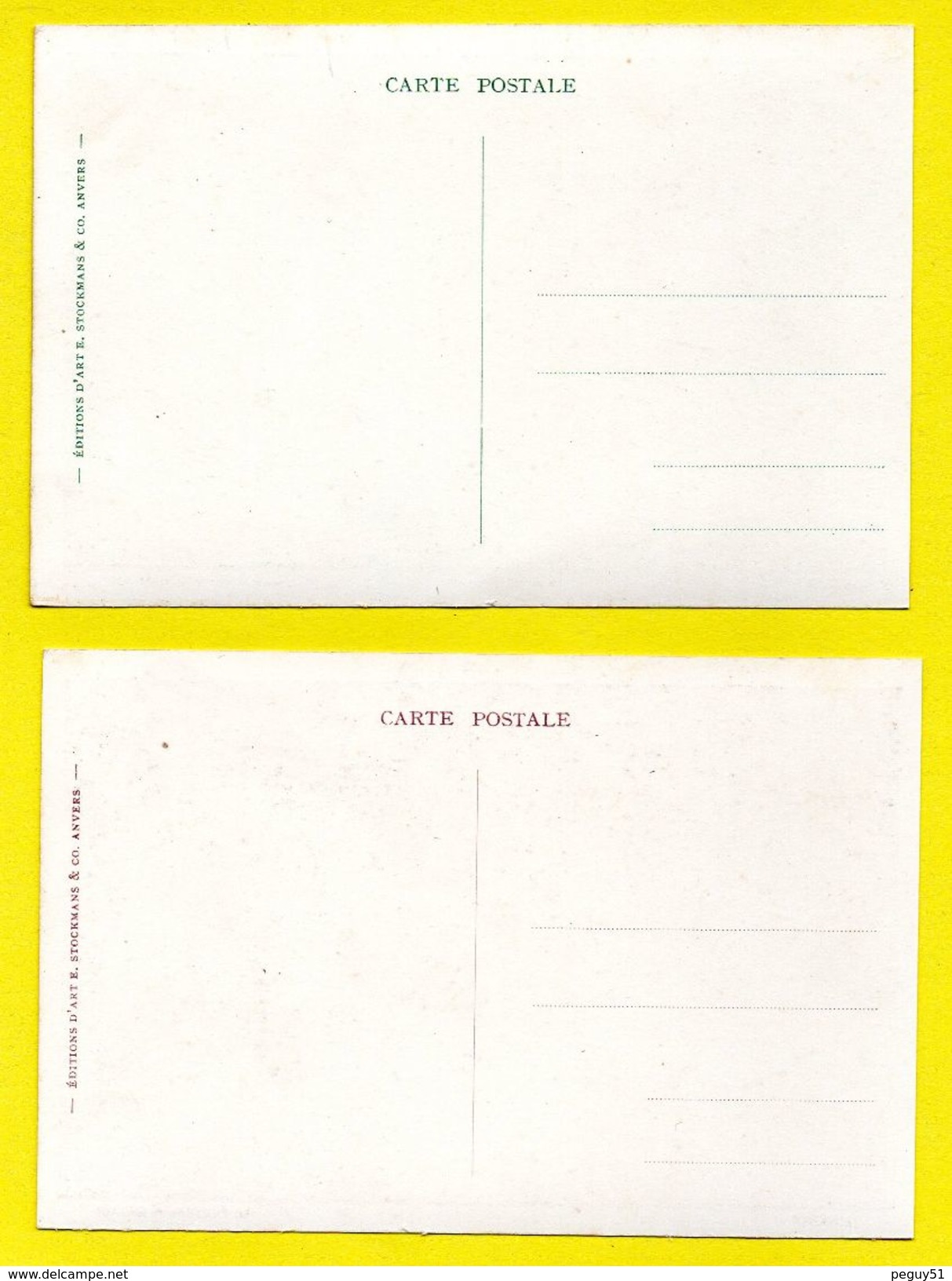 Congo Belge. Lot de 8 cartes. Voir descriptions