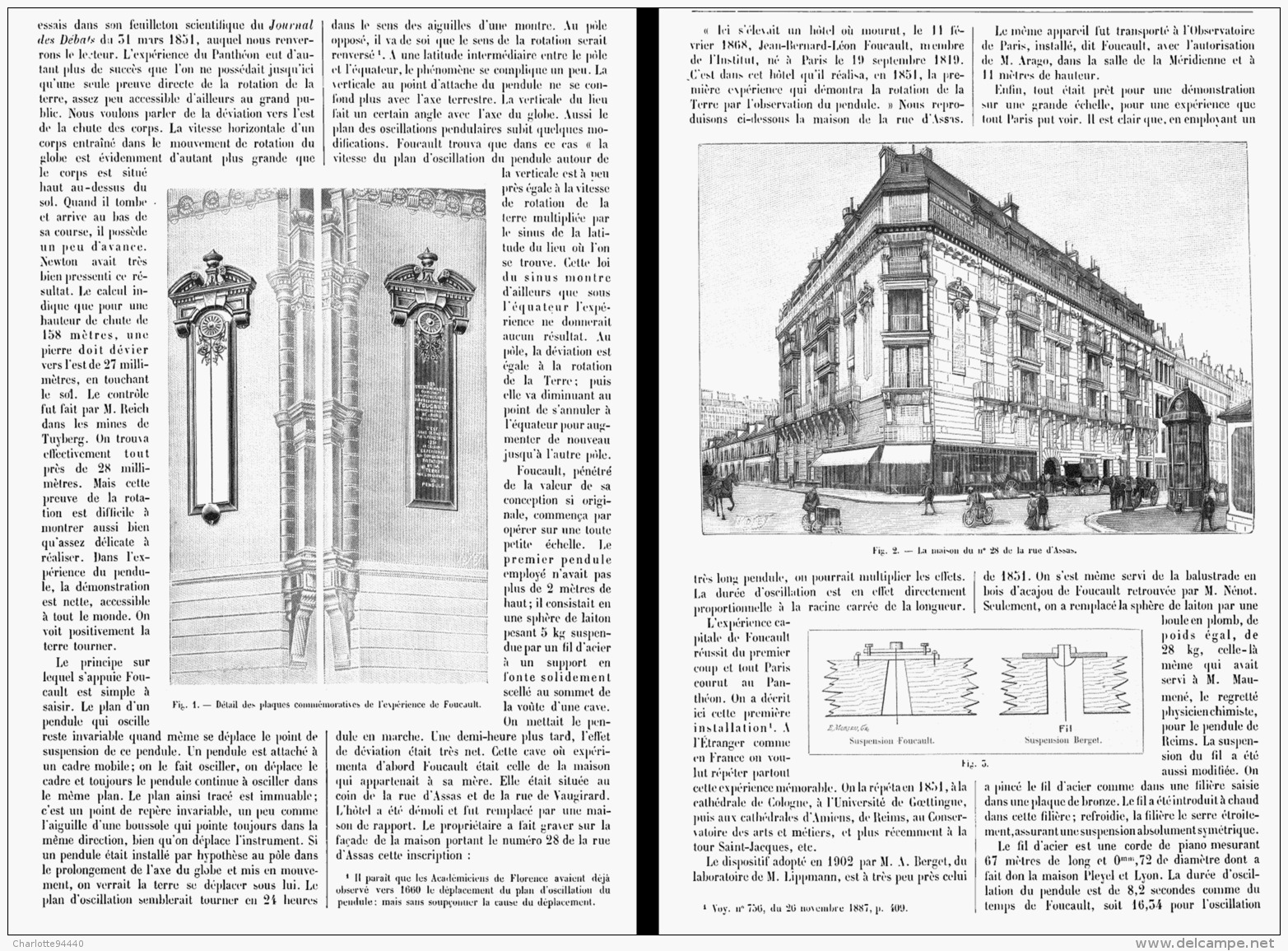 LA PENDULE Du PANTHEON  1902 - Autres & Non Classés