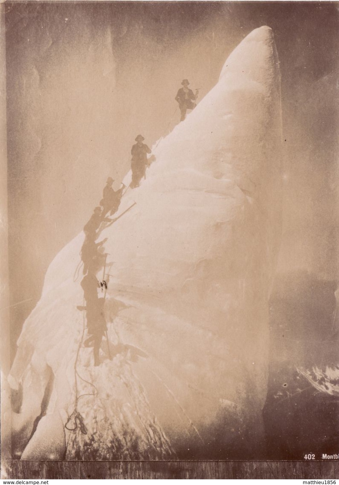 Photo 1893 MONT BLANC (Chamonix) - Ascension D'un Serac (A177) - Escalade