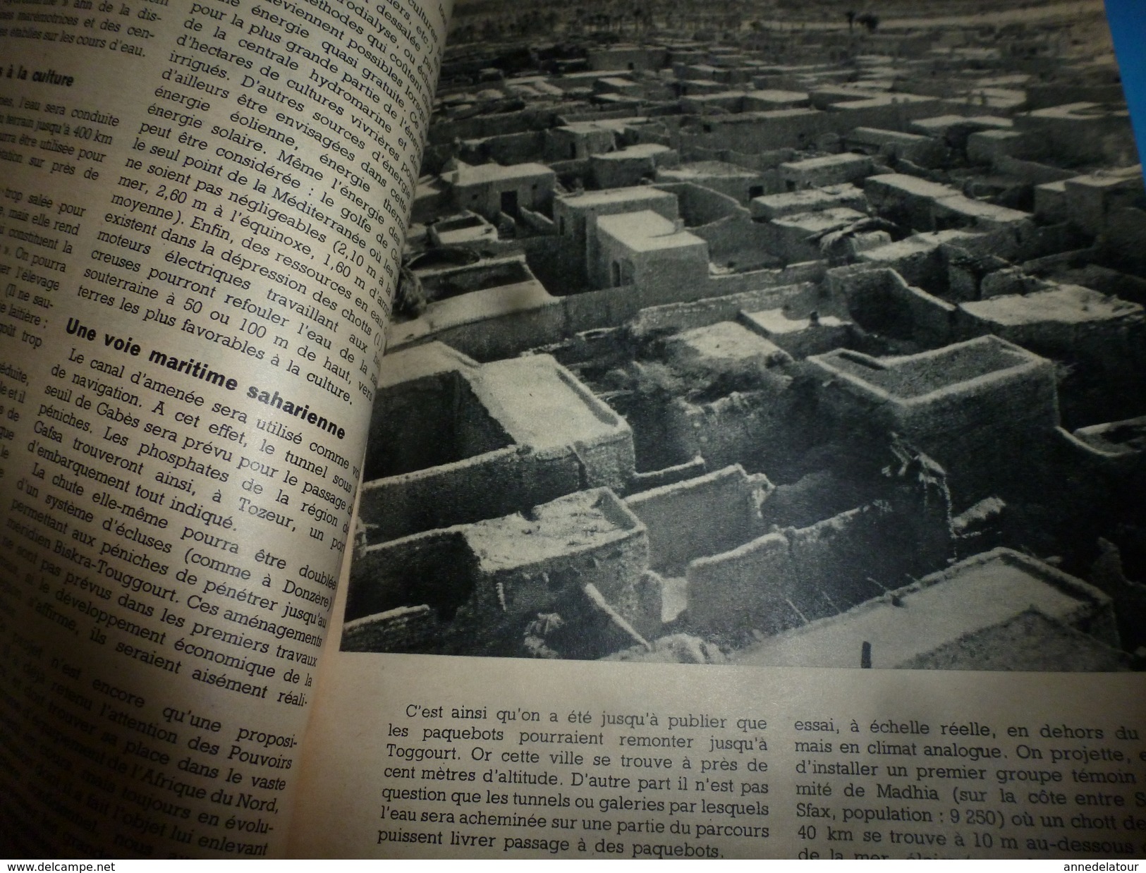 1954 SCIENCE Et VIE  N° 444--> Le Projet Fou D'une Mer Dans Le Sahara; Le Porte-avion Volant; Etc - Wissenschaft