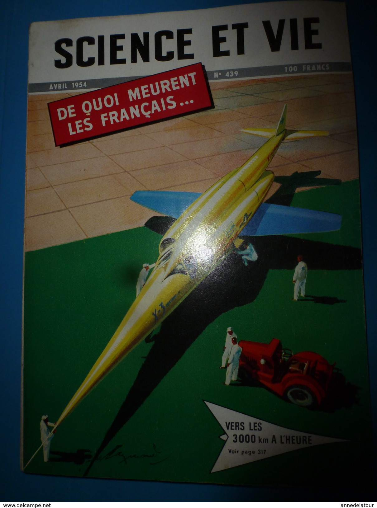 1954 SCIENCE Et VIE  N° 439--> Les Tourbières ,témoignage Du Passé ; Le Caoutchouc De Guayule; Etc - Ciencia